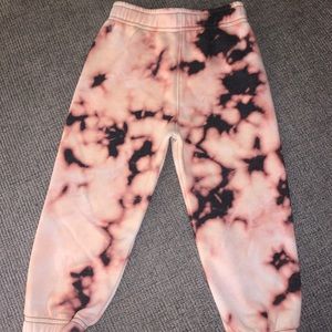 3T bleach dyed sweatpants